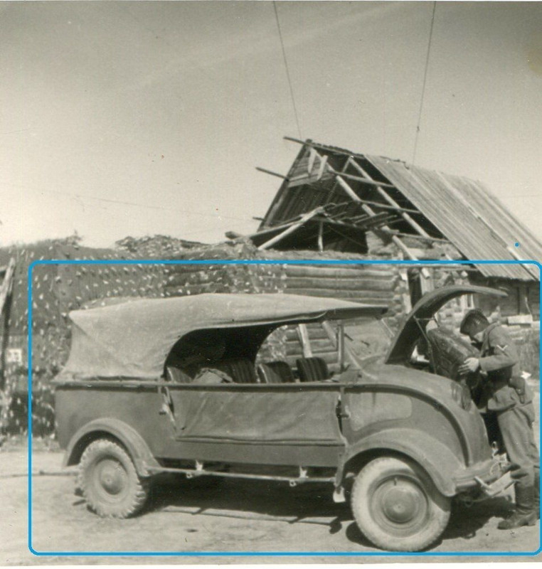 Foto 2WK WH Heeres Beute Stabswagen