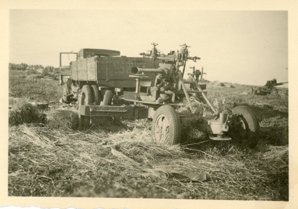 Beute Russland Artillerie Geschütz Haubitze Vorm