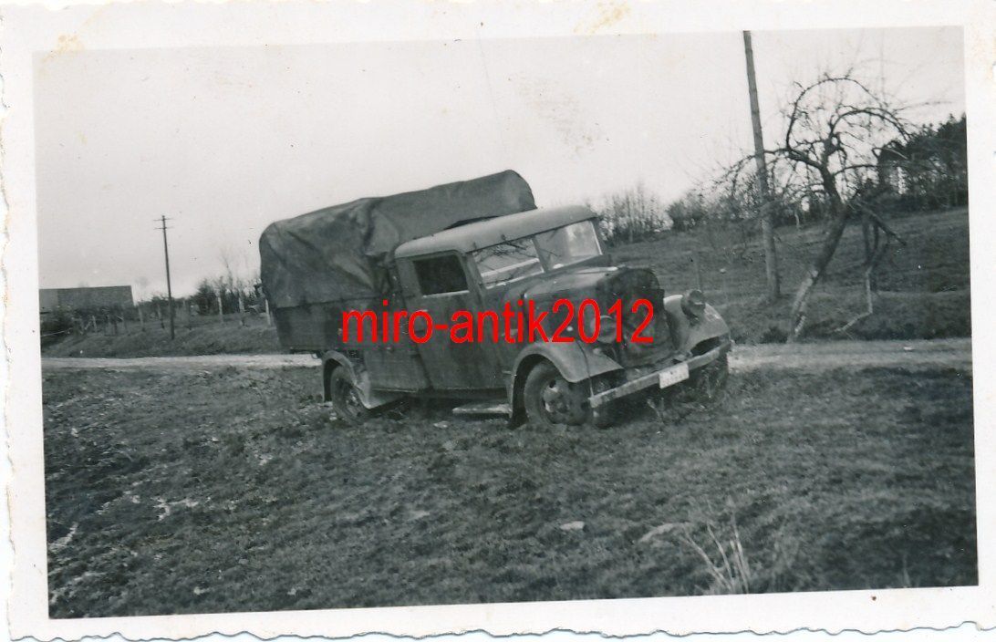 Wehrmacht, Pionier Abtl., sehr schöner Lkw mit P