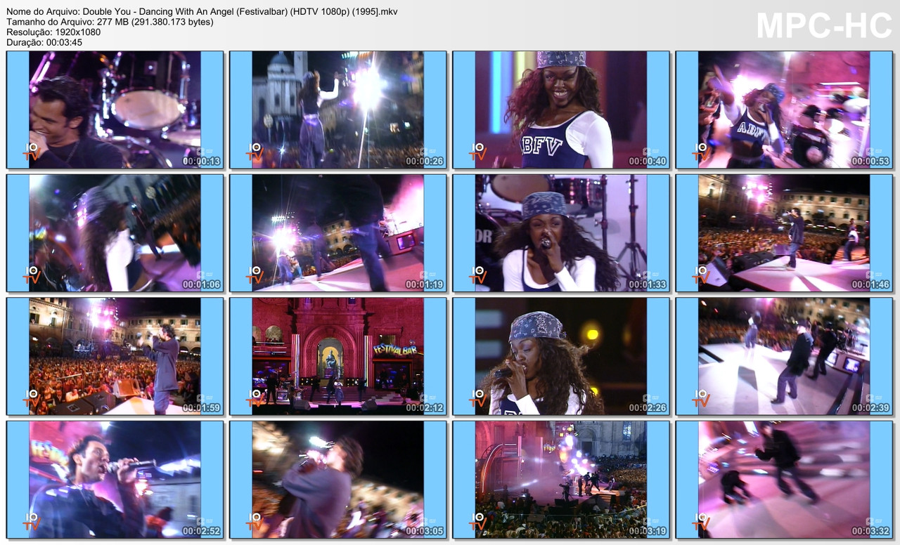 Double You - Dancing With An Angel (Festivalbar) (HDTV 1080p) [05.09.1995]