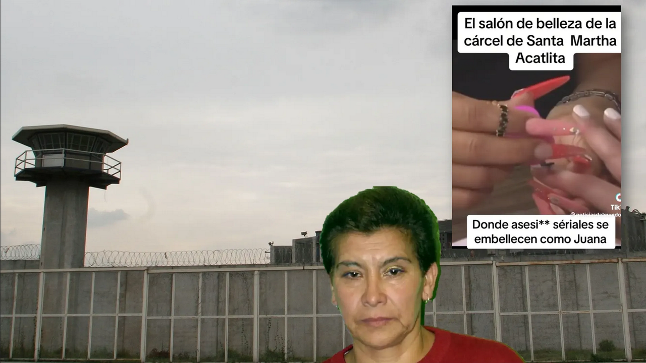 Así es el salón de belleza donde embellecen a asesinas en la cárcel Santa Martha Acatitla