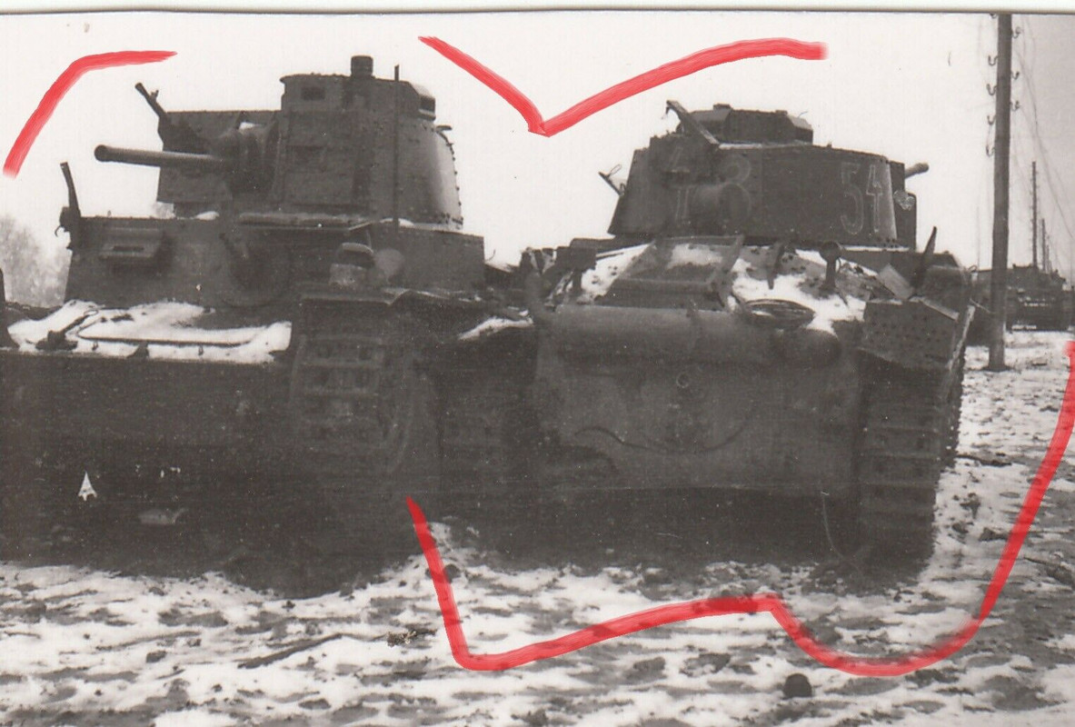 Foto WH Soldat Panzer Tank Kennung Turmnummer ČKD-Praga TNH LT vz. 38 Pz38 B174