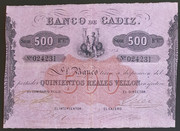 500 reales de vellón - Banco de Cádiz 20220127-145156