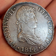 8 Reales 1814. Fernando VII. Cádiz 20181204-132657-1