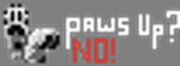 Paws up No white Black BG