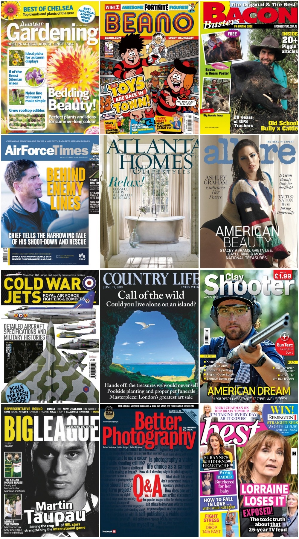 50 Assorted Magazines - June 29 2019