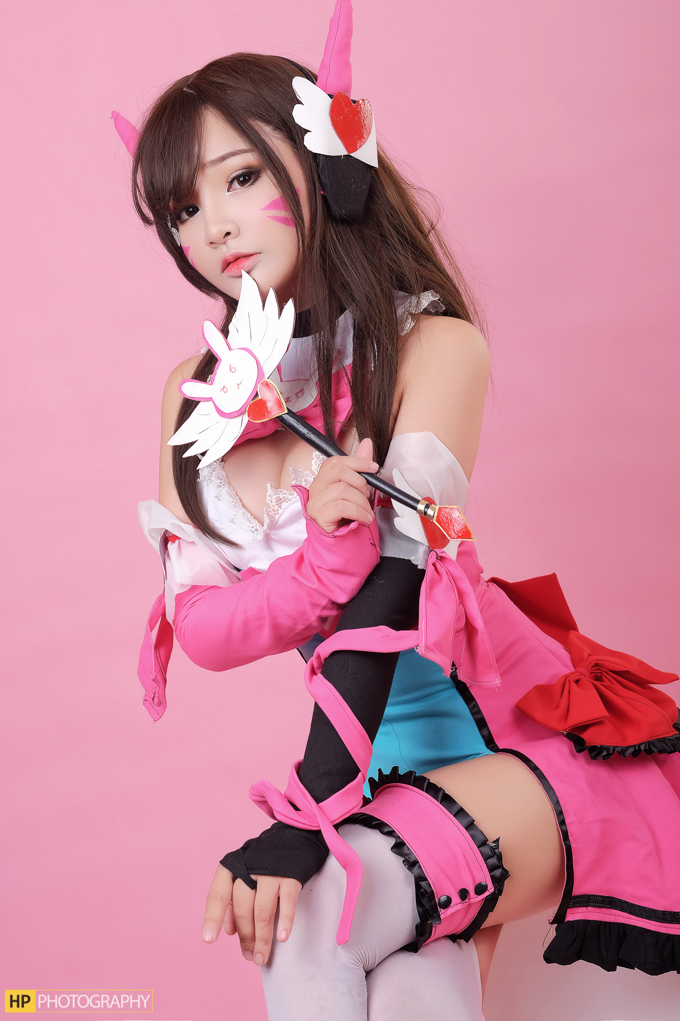 MiMi Chan D.Va 魔法少女 Cosplay 守望先锋写真【10P-26.9M】插图4