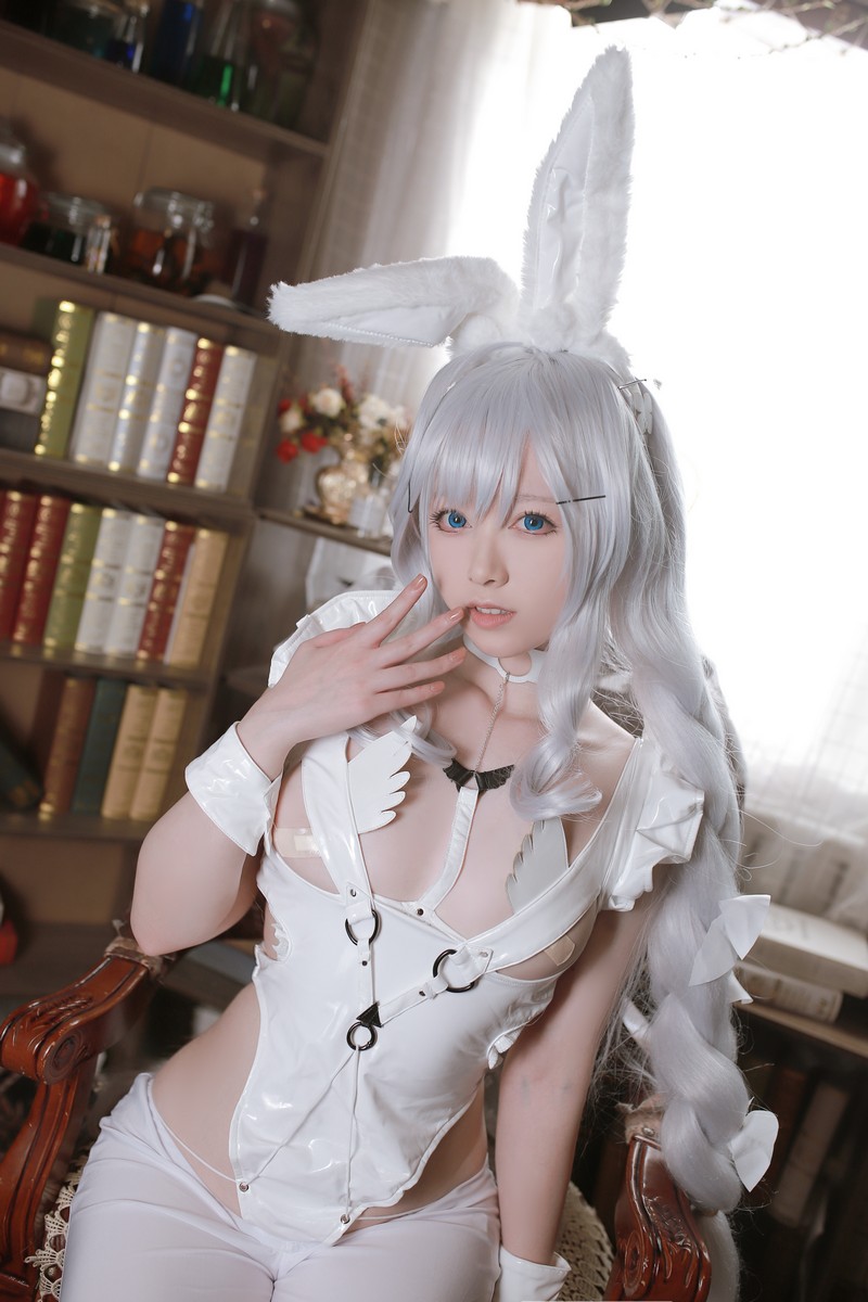 Asagiriai（愛ちゃん）兔女郎Cosplay写真图集 性感兔女郎主题 27P (321MB)插图7