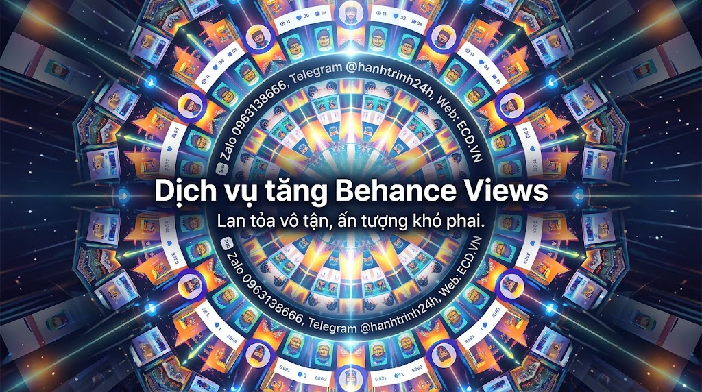 tăng behance views cao cấp cho creative