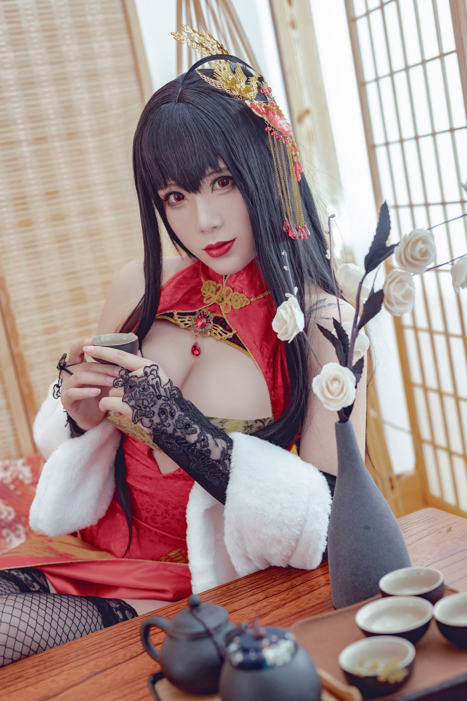 羊大真人 – 大凤 凤鸣春晓 Cosplay 高清写真集（23P-318.8MB）碧蓝航线插图2