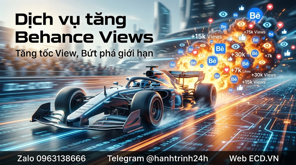 dịch vụ tăng behance views hàng đầu tăng follower
