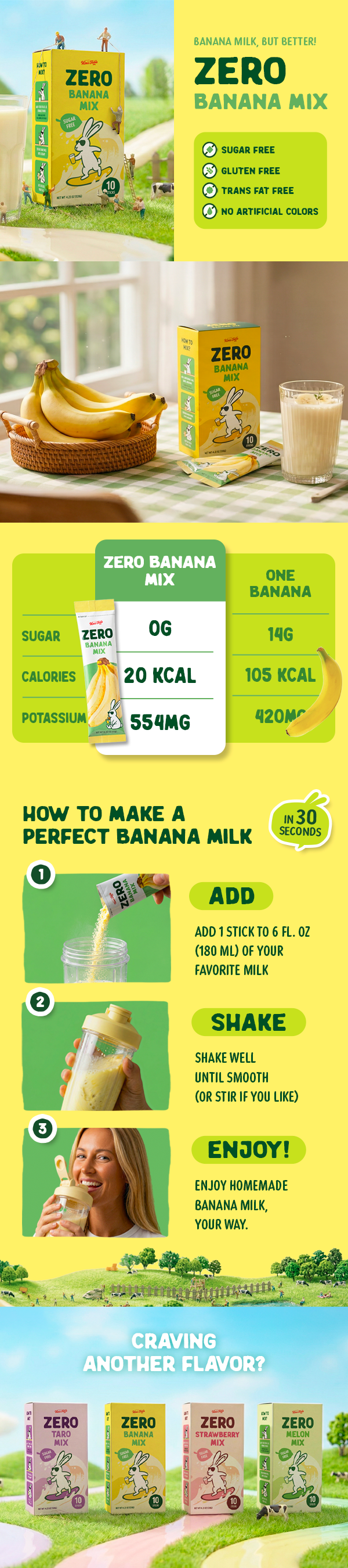Zero Banana Mix product details