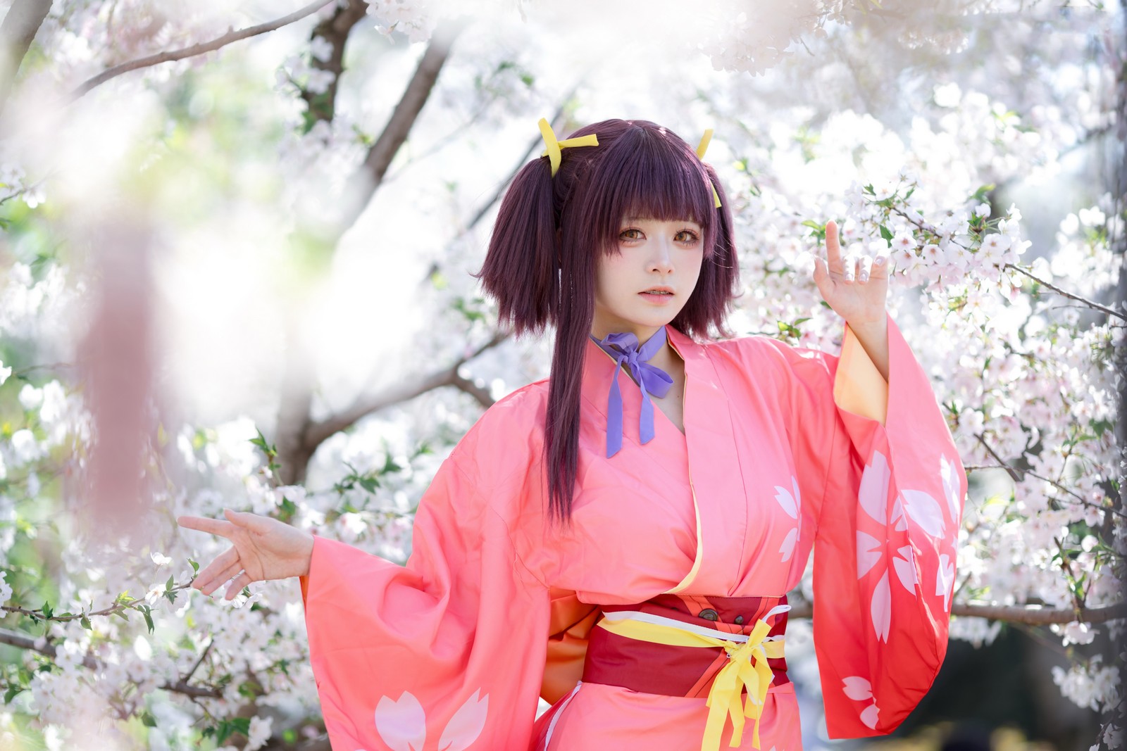 九柒喵 – 甲铁城的卡巴内瑞 无名和服 COS（34P-145M）和风主题高质写真插图5