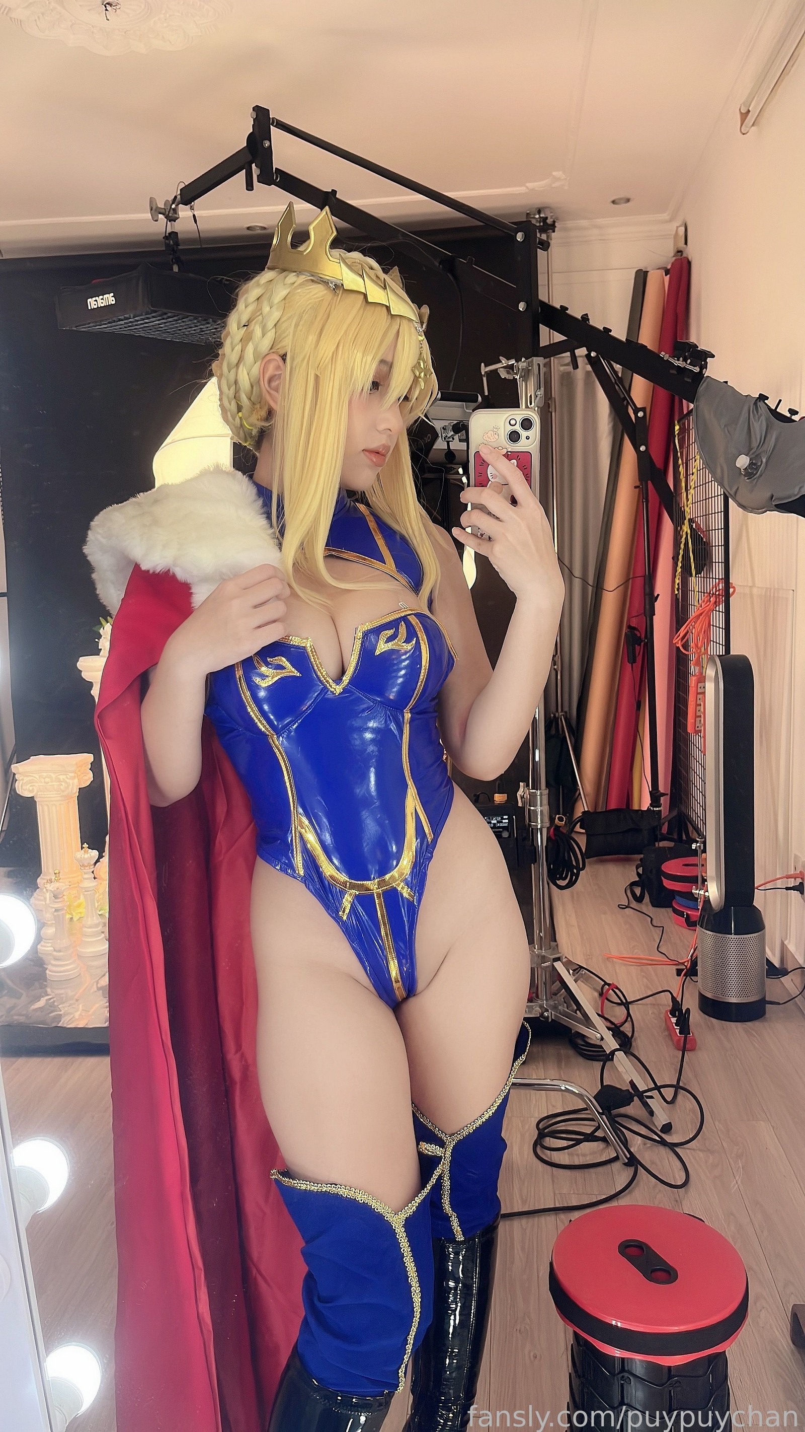 Puy Puy – Artoria Lancer Cosplay 高清写真+视频（135P+24V-481MB）FGO插图9