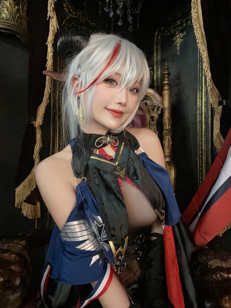 切切Celia 埃吉尔 Aegir Cosplay Azur Lane 写真 32P+2V插图2