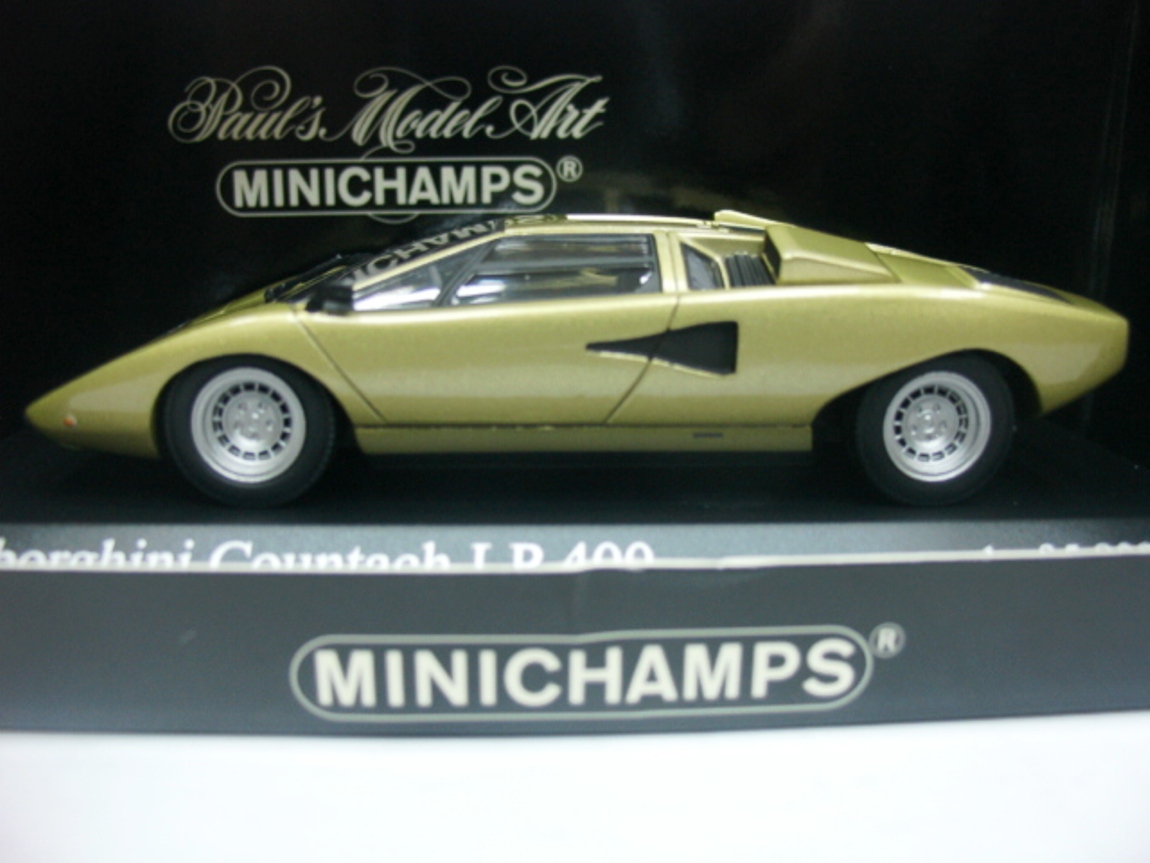 WOW EXTREMELY RARE Lamborghini Countach LP400 1974 Gold m 1:43