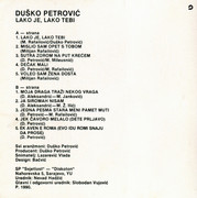 [Slika: Dusko-Petrovic-1990-Lako-je-lako-tebi-kase-1.jpg]