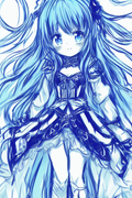 12635-2134878347-Rough Sketch, rough lines, black monochrome, yoshino date a live, loli, 1girl, extr