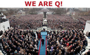Inauguration day 2016 from behind POTUS "We are Q!"