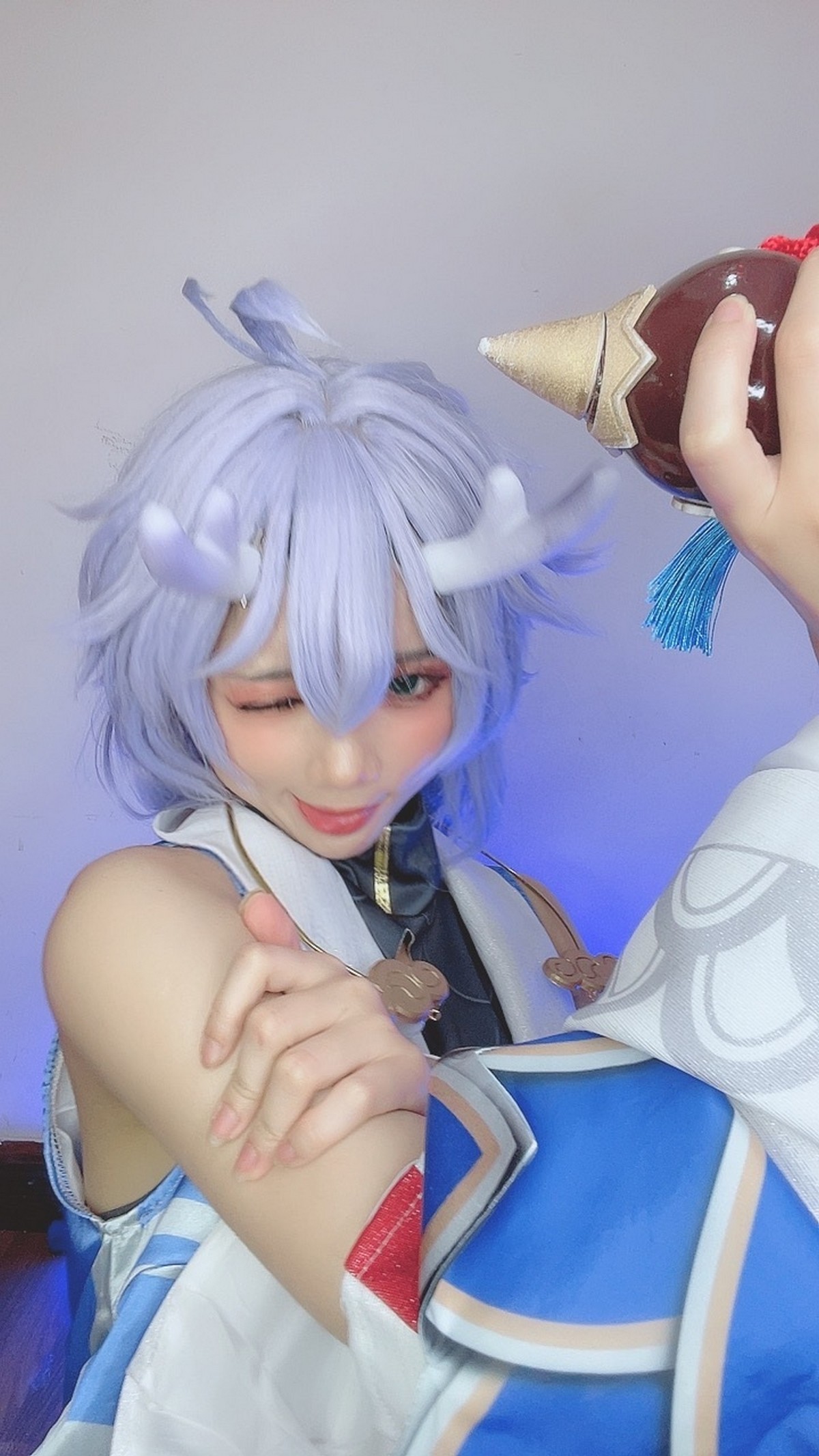 PoppaChan Bailu Cosplay Deluxe (Honkai Star Rail) – 155 Photos 12 Videos 459MB插图