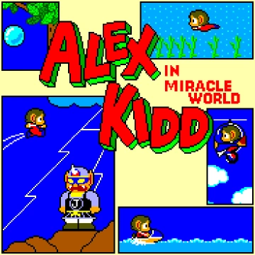 Alex Kidd in Miracle World box art