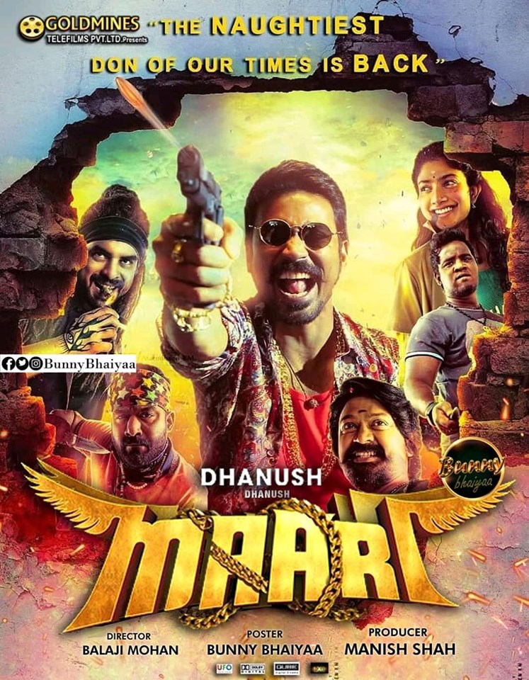 Maari (Maari 2) 2019 Hindi Dubbed ORG HDRip x264 450MB Download
