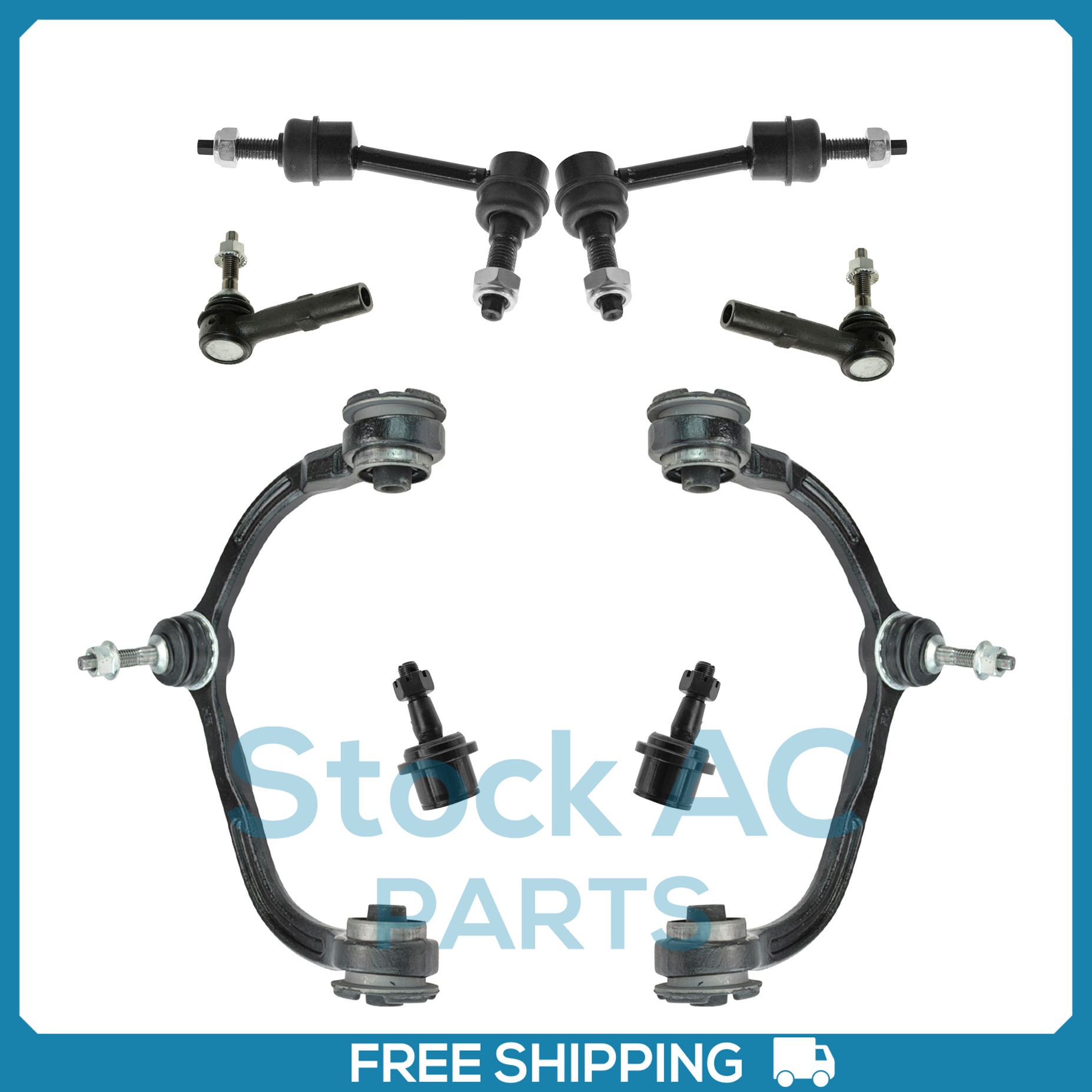 Front Control Arm & Suspension Kit for 2003-2004 Ford Expedition - 8pcs - Picture 1 of 6