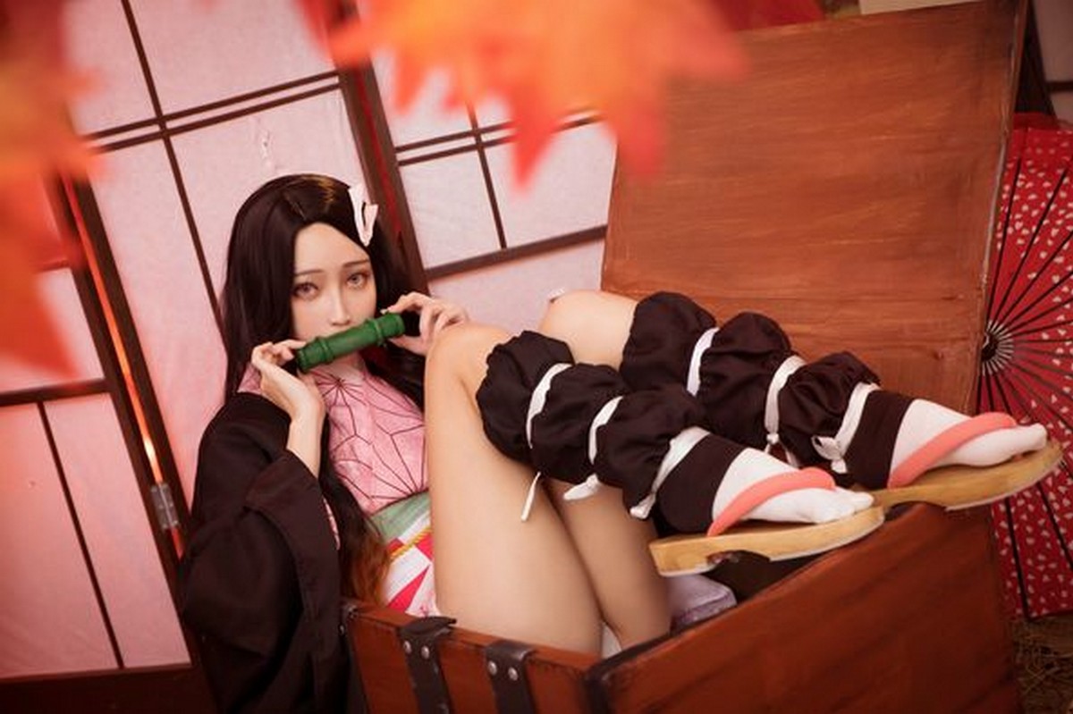 Choi Ji Yun 祢豆子Cosplay写真 鬼灭之刃高清图集 [10P／47MB]插图3