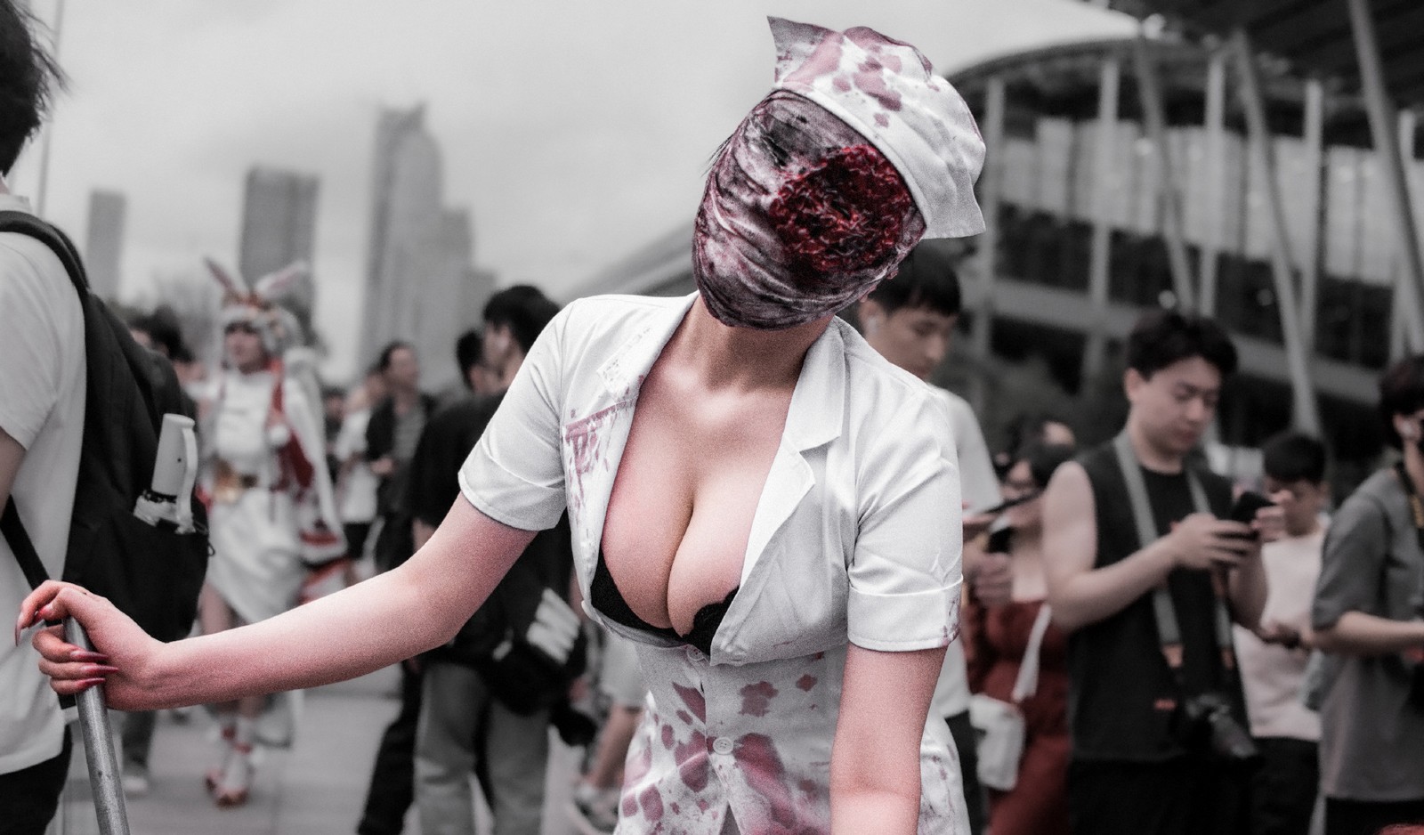 兔胖胖min – 寂静岭 丧尸护士 Cosplay 高清写真集（41P-249MB）恐怖题材插图2