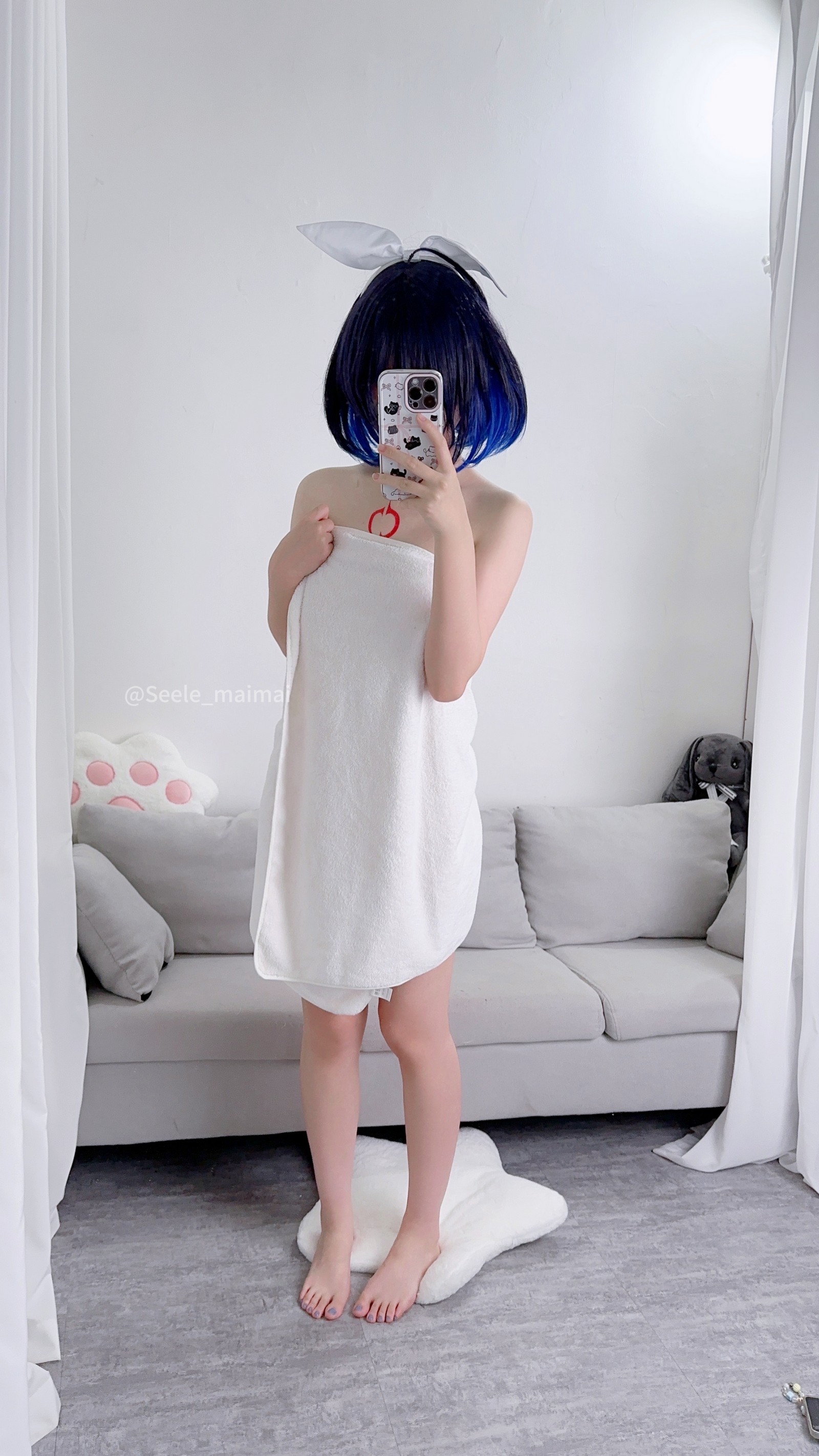 Seele麦麦崩崩温泉主题写真｜温泉场景高清套图（59P-196MB）插图2