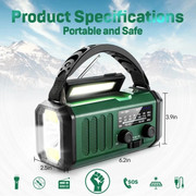10000mAh Emergency Crank Radio
