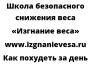 Как похудеть за день