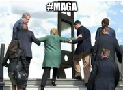 Hillary guillotine MAGA