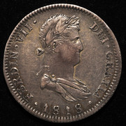 8 reales Fernando VII. Guadalajara (México) 1818. PAS7602