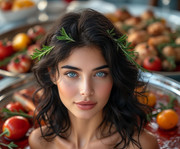 Garden wedding Black hear dream to be eaten 0 07