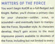 Revan has Skywalker level power