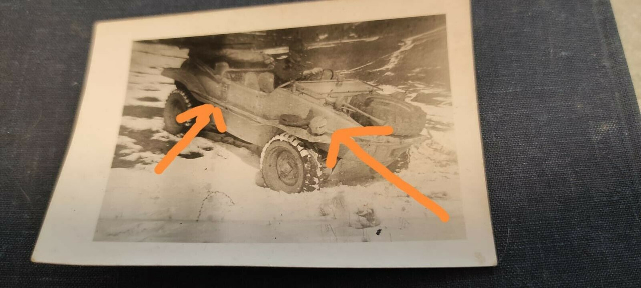 Original Schwimmwagen Kübelwagen Vw166 Kennung