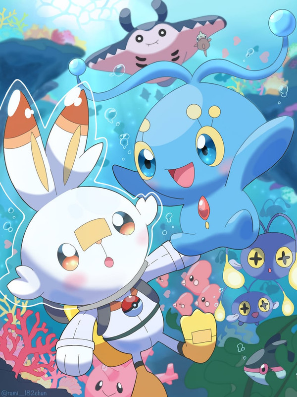 scorbunny-luvdisc-corsola-chinchou-manap