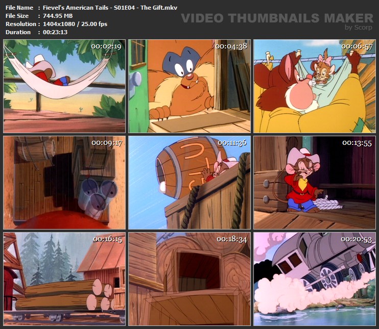 Fievel's American Tails - S01E04 - The Gift.mkv