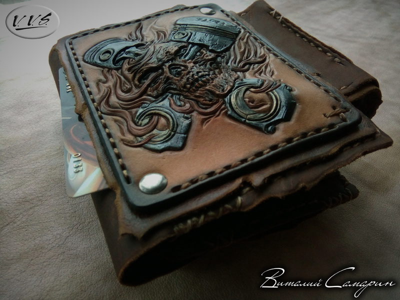 кошелек череп поршень7