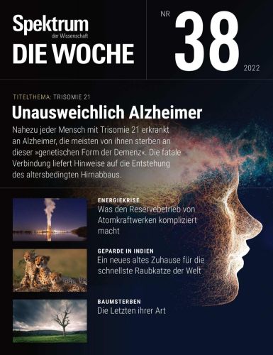Cover: Spektrum der Wissenschaft Die Woche No 38 vom 22  September 2022