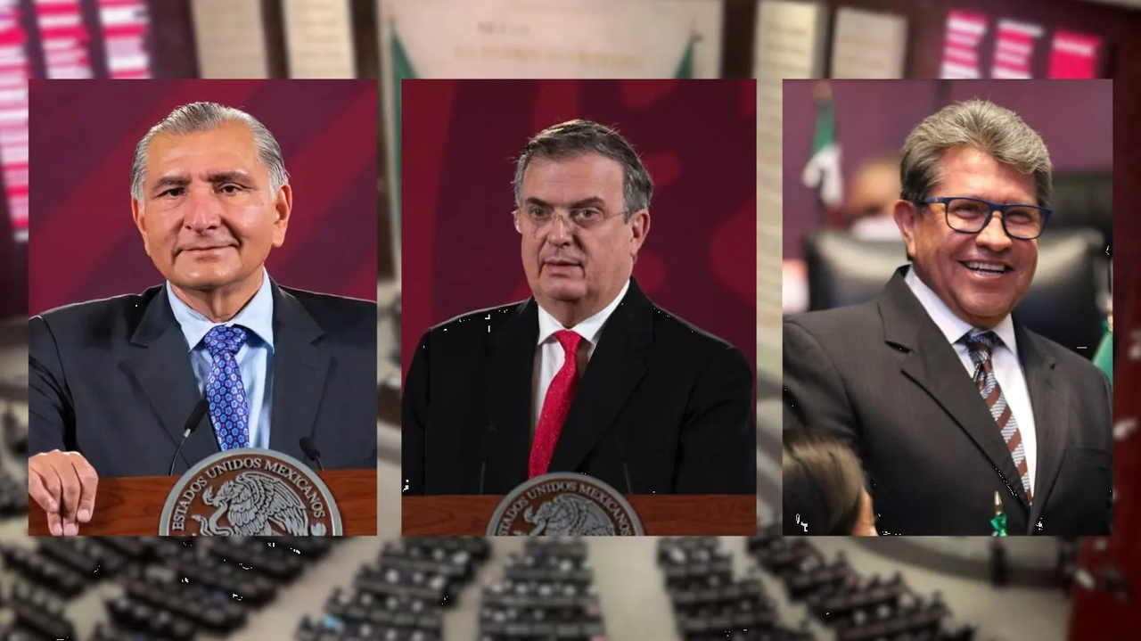 Adán Augusto, Ebrard y Monreal se postulan como candidatos plurinominales con Morena