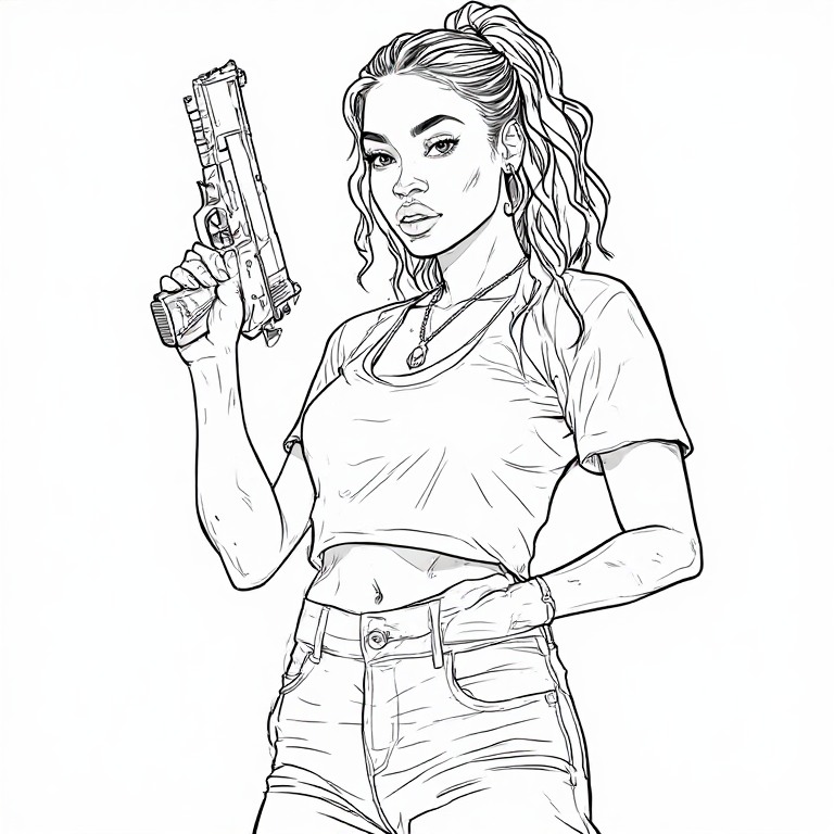 GTA-s-ebony-girl-holding-gun-L-(27)