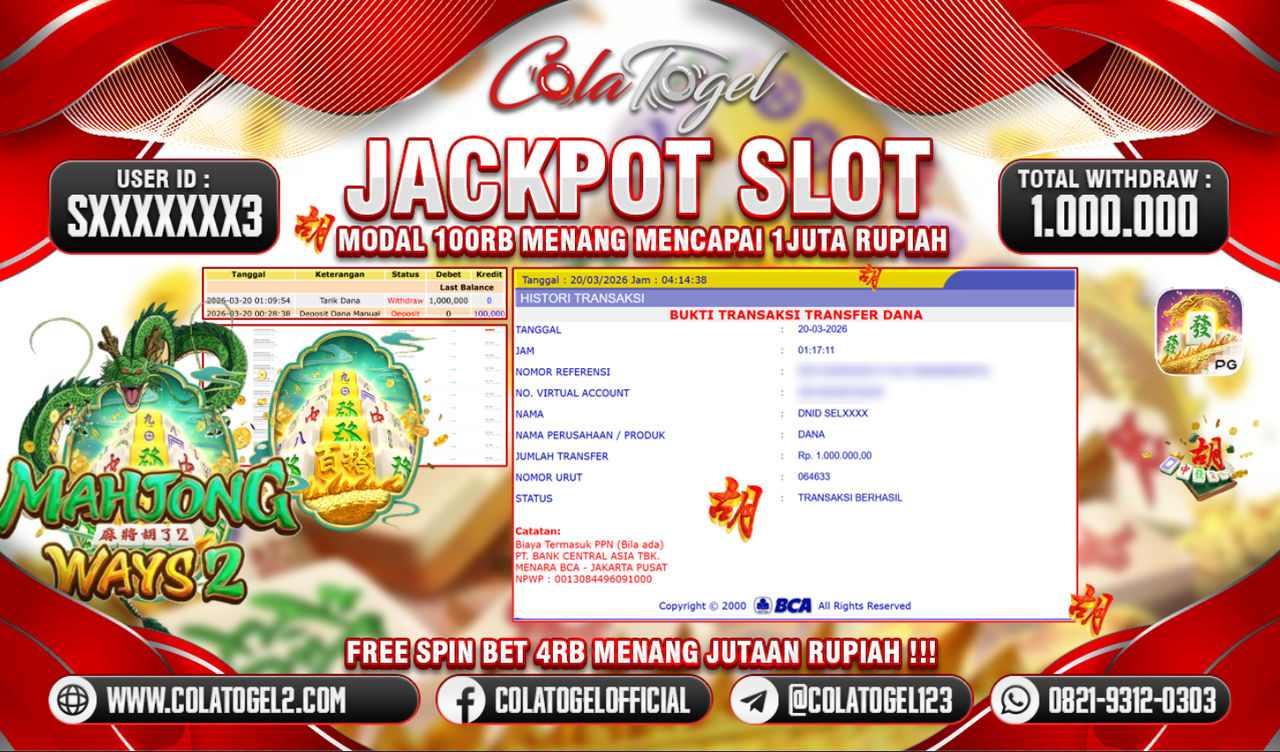 JACKPOT SLOT GACORR!!