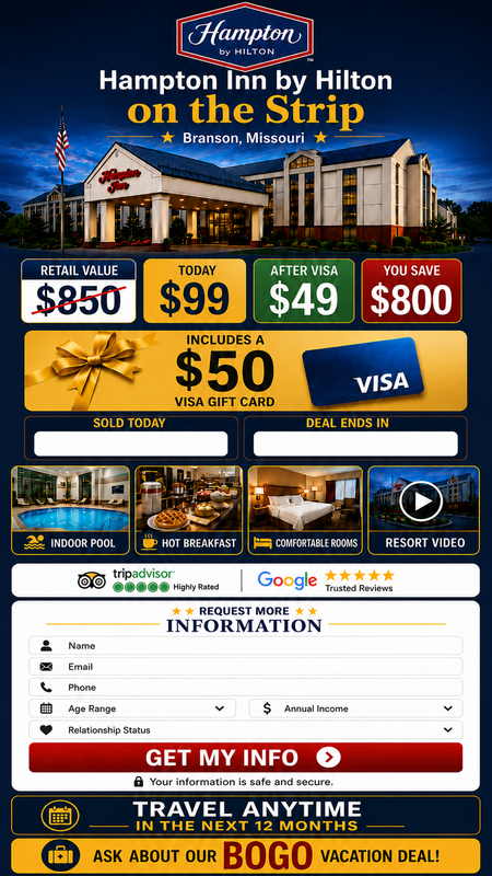 Hampton Inn Branson mobile offer