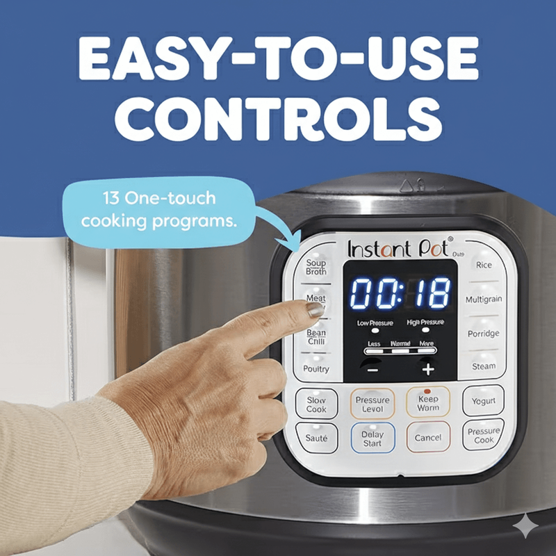 Instant Pot Duo 7-in-1 multifunction electric pressure cooker