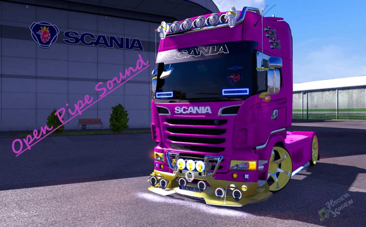 ETS2 Scania NextGen V8 Açık Boru Egzoz Sesi (1.35)