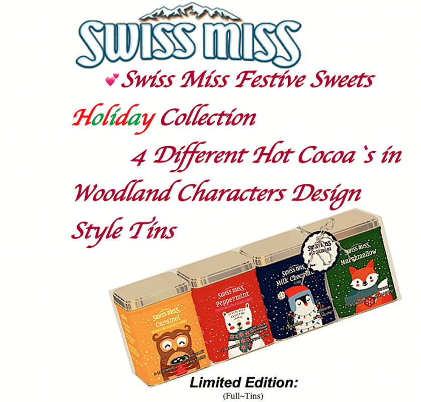 💕SwissMiss🎄Holiday Collection🎁4Different Woodland🦉🦊Character