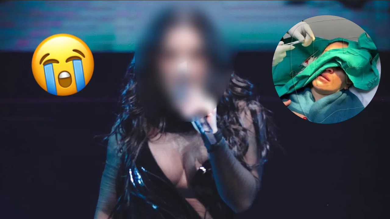 Famosa cantante sufre fuerte accidente en el rostro, terminó en el quirófano