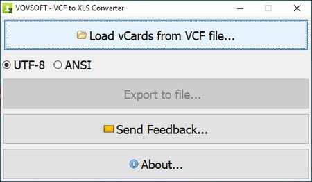 VovSoft VCF to XLS Converter 2.0 Multilingual Portable